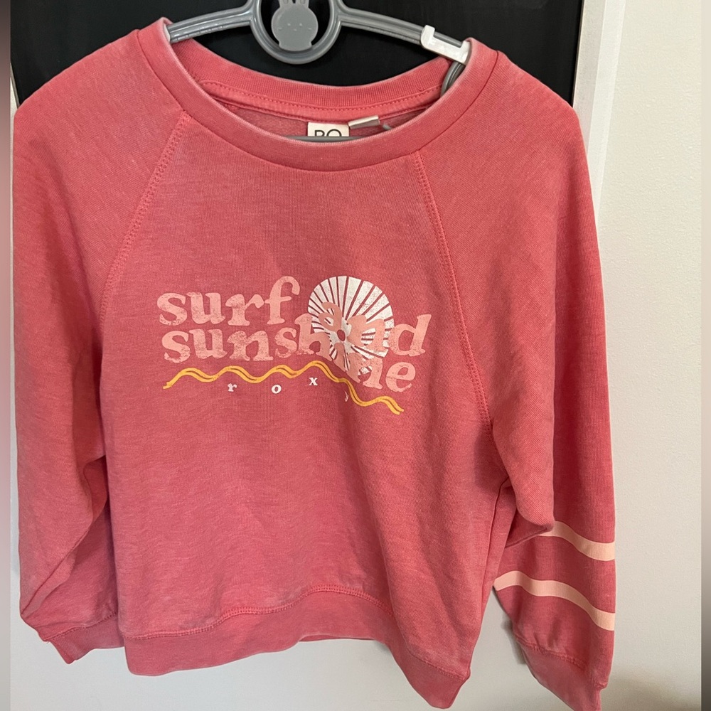 Roxy Coral Surf Sunshine Girls Sweatshirt